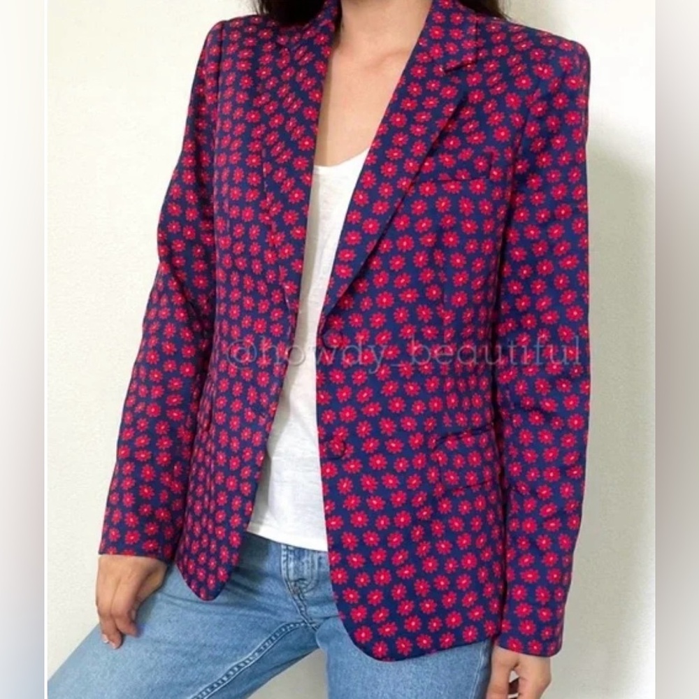 Alice + Olivia ‘Greyson’ Daisy 🌼 Print Blazer - Picture 6 of 7